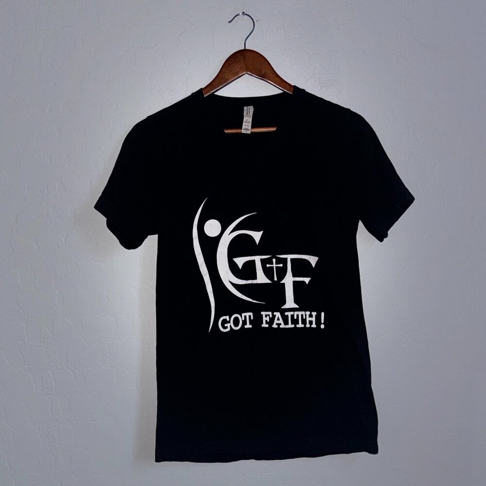 Bella & Canvas Black Got Faith + T-shirt